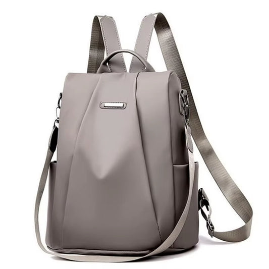 Women'S Backpack Casual Nylon Solid Color School Bag Fashion Detachable Shoulder Strap Shoulder Bag Mochila Femenina